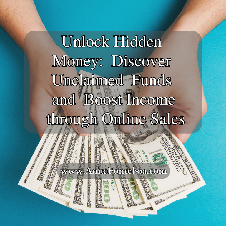 Unlock Hidden #Money: Discover Unclaimed Funds and Boost Income through #Online Sales