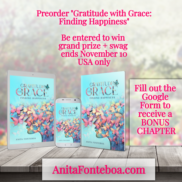 “Gratitude with Grace: Finding Happiness” – Preorder Now and Win!